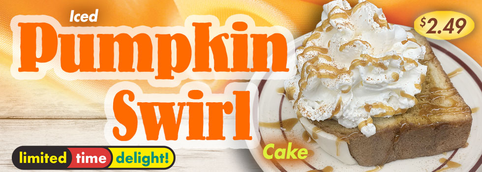 Iced Pumpkin Swirl Cake